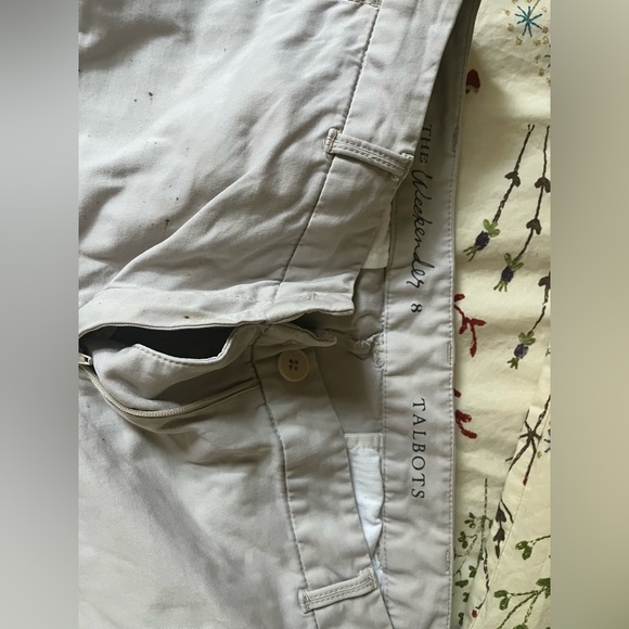 Talbots Khaki Pants, size 8 - Picture 2 of 2